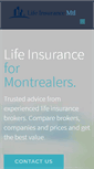 Mobile Screenshot of insurancelifemontreal.com